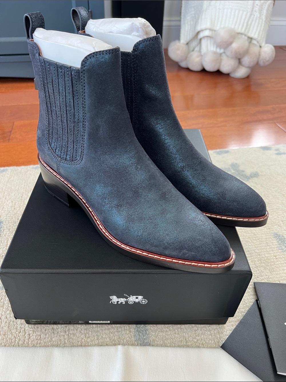 Coach Bowery Bootie - Women’s Denim Size 7.5 NIB